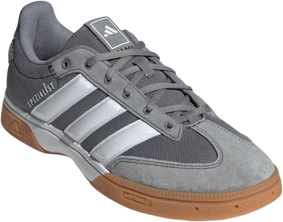Мужские кроссовки Adidas Spezialist для зала, белый/черный/серый — фото 2