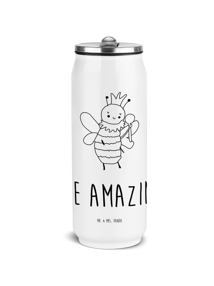 

Mr. & Mrs. Panda Бутылка для напитков "Король пчел" с надписью белого цвета