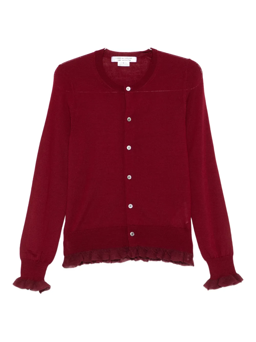 

Кардиган из кашемира Comme Des Garçons Comme Des Garçons, красный