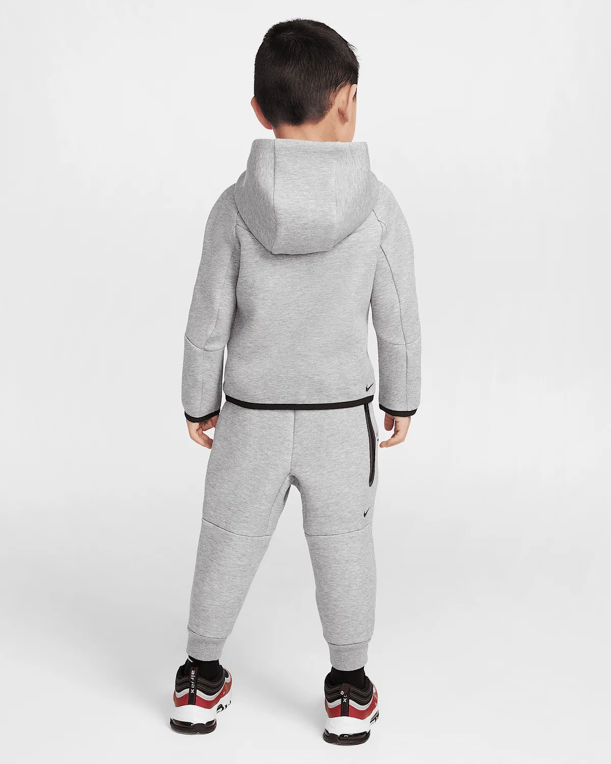 Детский спортивный костюм Nike Sportswear Toddler Tech Fleece, Dark Grey Heather — фото 2