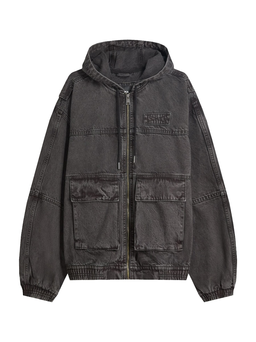 

Куртка межсезонная Bershka, Black Denim