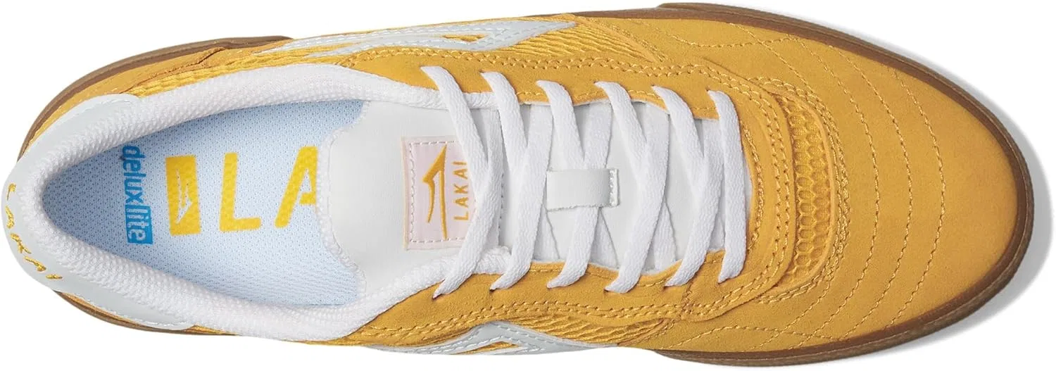 Скейт-кеды Lakai Griffin Kids, Gold/Gum Suede — фото 2