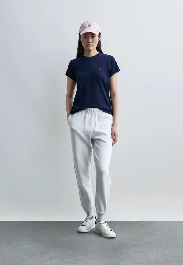 Классическая футболка с круглым вырезом, базовая футболка Polo Ralph Lauren, Cruise Navy — фото 2