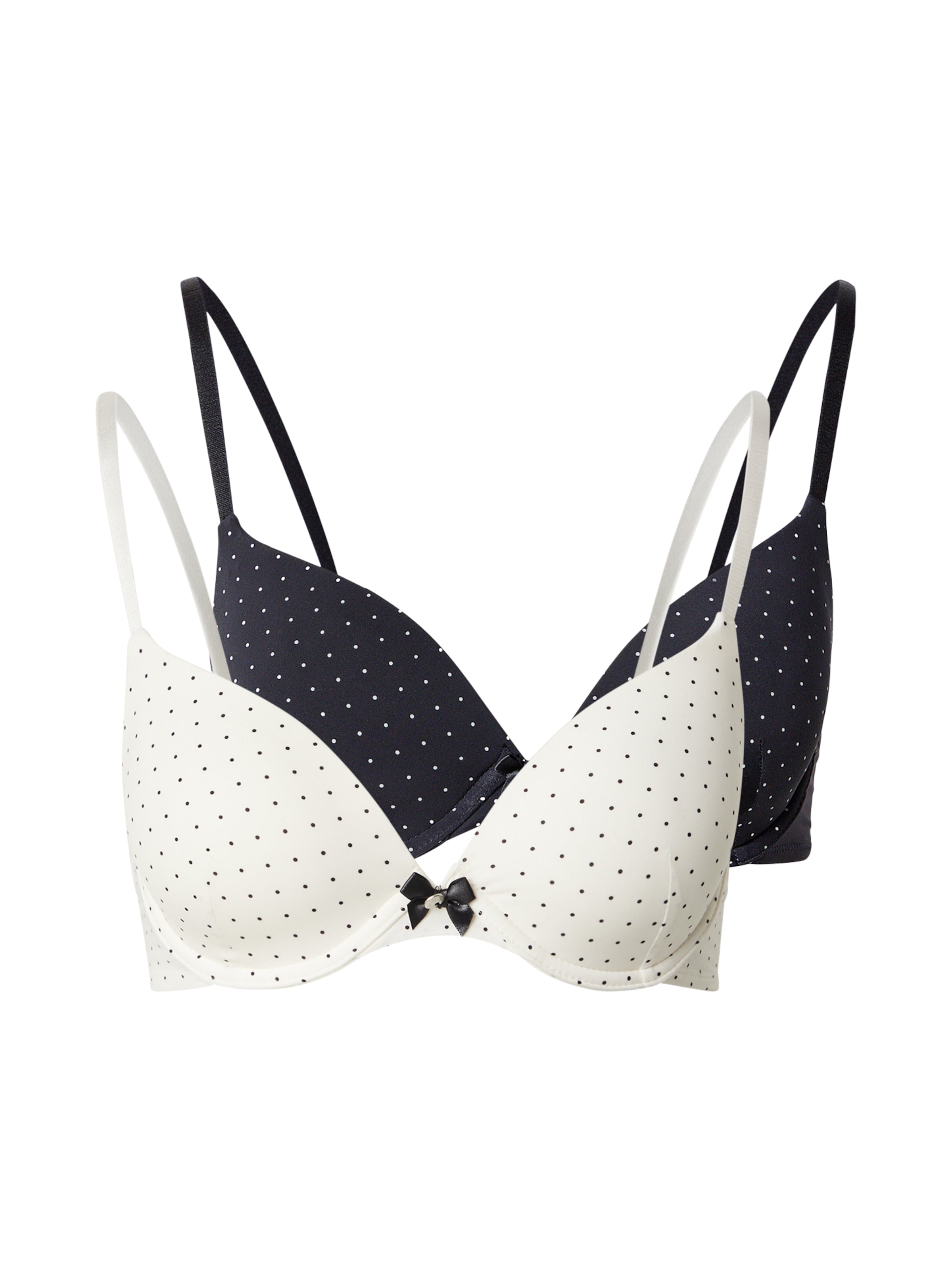 

Hunkemöller Бюстгальтер-майка 'P&M' в черном, белом