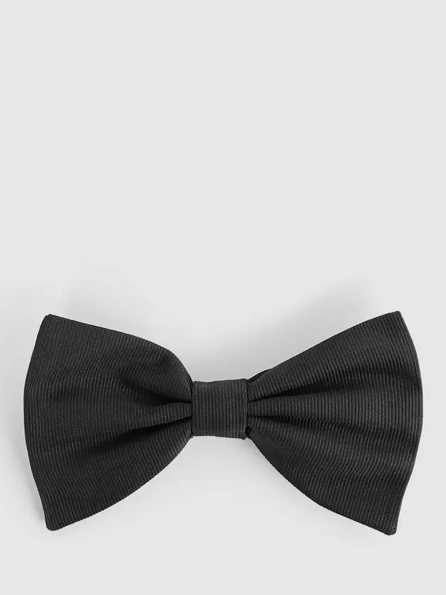 

Галстук Reiss Boyle Silk Ready, черный