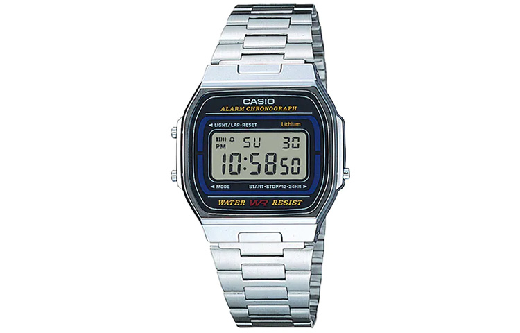 

CASIO Серебряные часы унисекс YOUTH A164WA-1