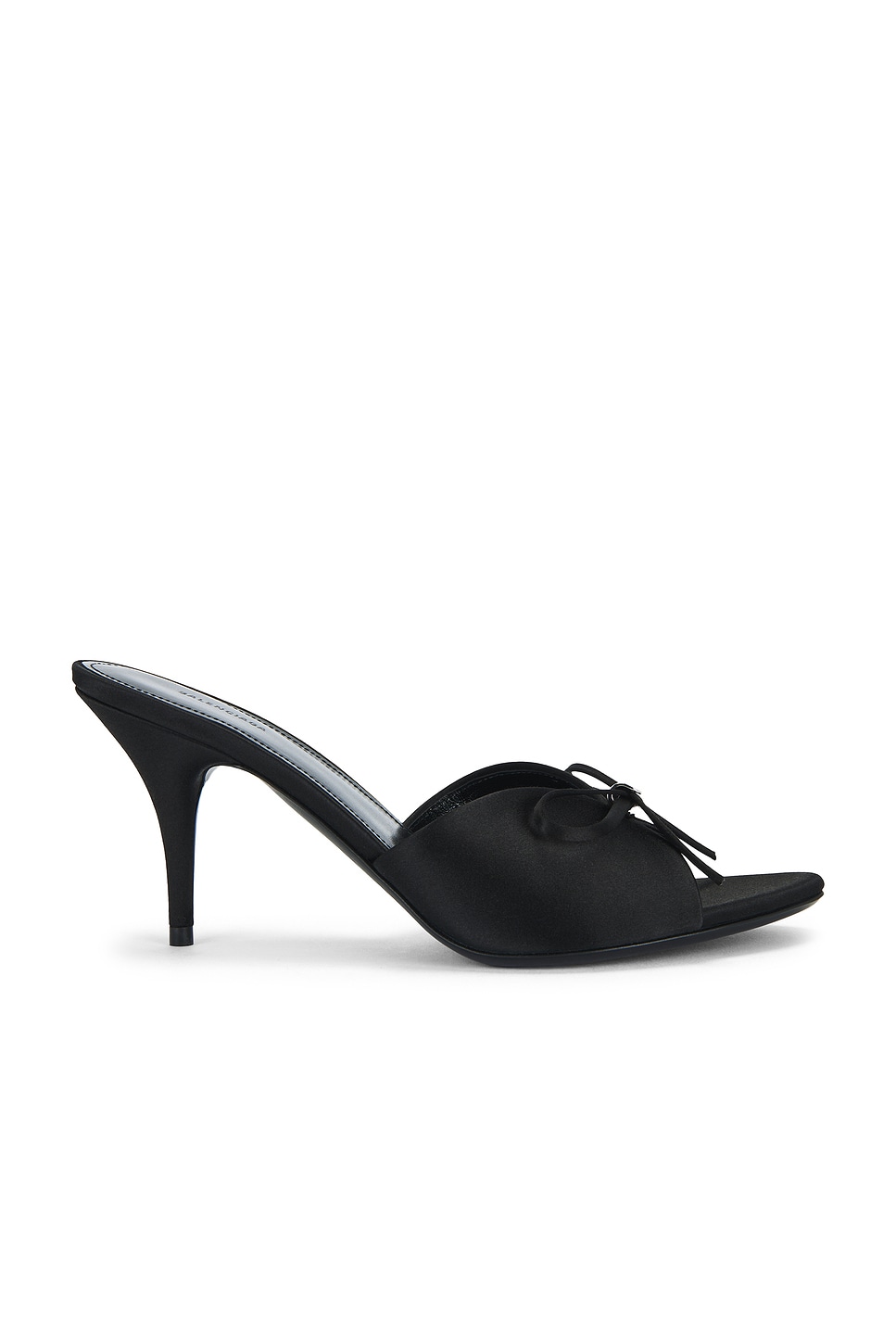Туфли Knife Bow Sandal Balenciaga, Black & Silver