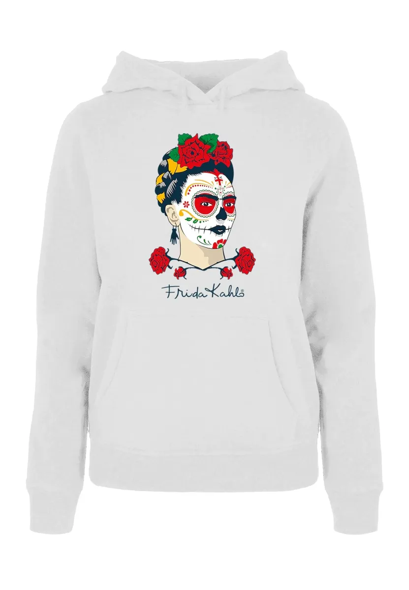 

Толстовка Merchcode "Женская толстовка Merchcode Frida Kahlo - Dia de los muertos", белый