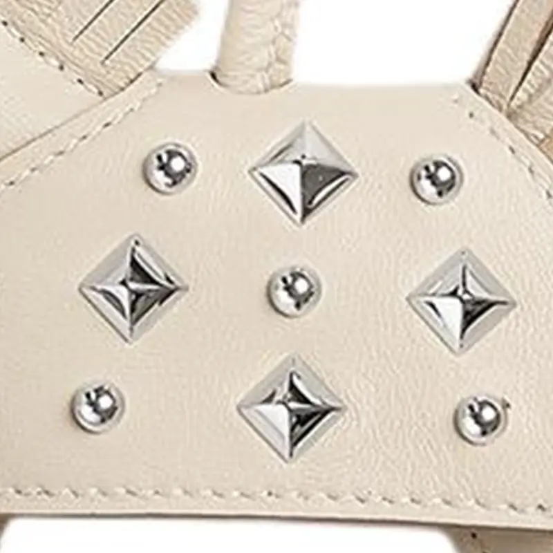 HERMES Сумка Rodeo Milo из ягненка и телячьей кожи Swift малая унисекс белый мел, Chalk White — фото 3