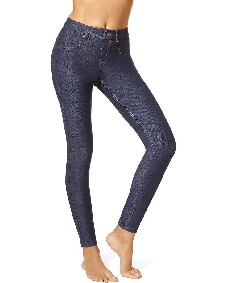 

Джинсы HUE Essential Denim Leggings, цвет Deep Indigo Wash