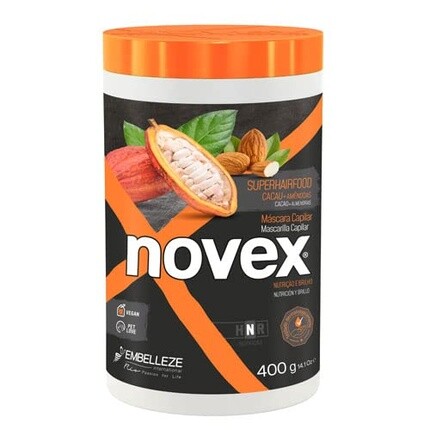 

Novex Глубоко кондиционирующая маска для волос с какао и миндалем 400г