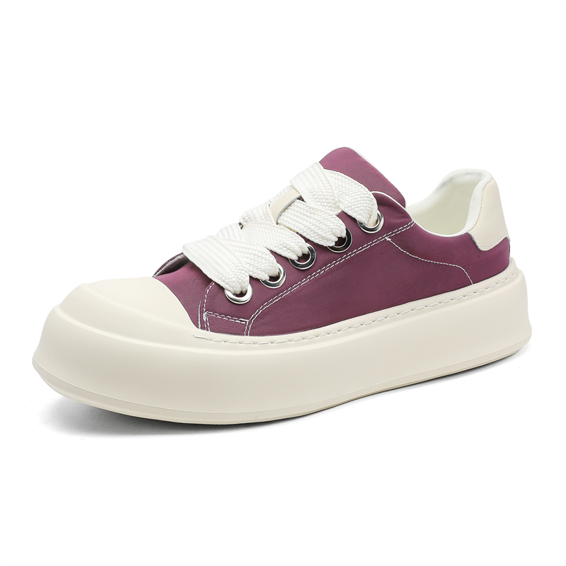 

FAPAI Абразивостойкие низкие скейтерские кроссовки унисекс пурпурные с эффектом увеличения роста, цвет Purple Height Increasing