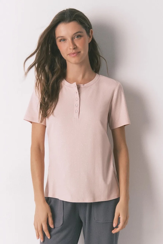 

Пижамная футболка women'secret, розовый