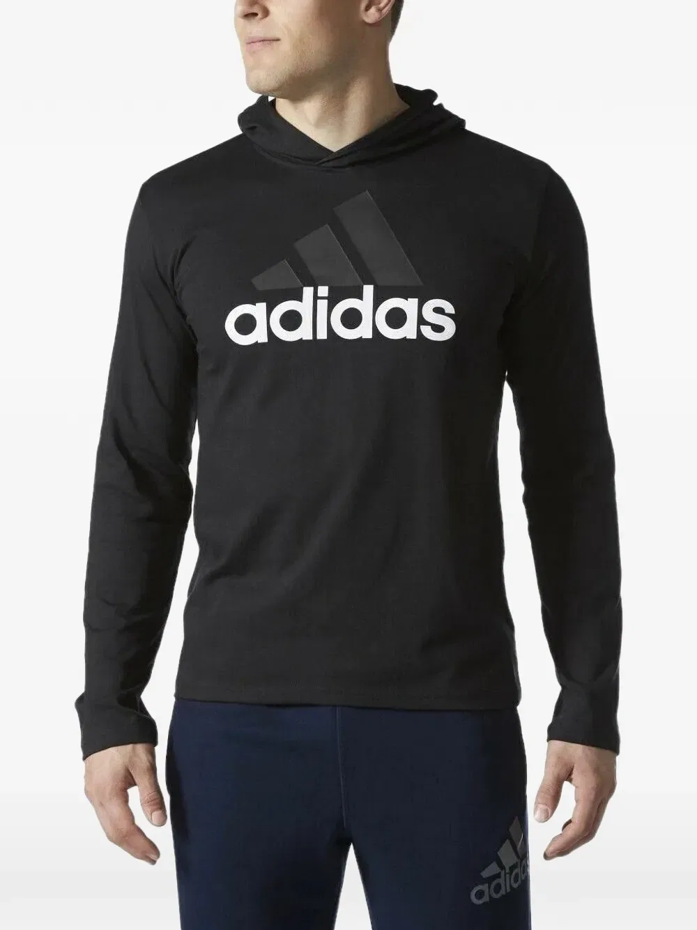 Толстовка с длинными рукавами Adidas, черный