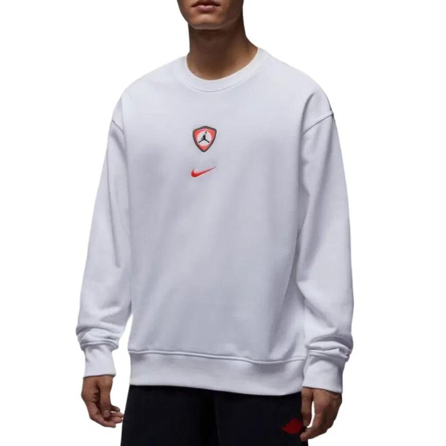 Флисовая толстовка Flt Flc Crew мужская Jordan, White
