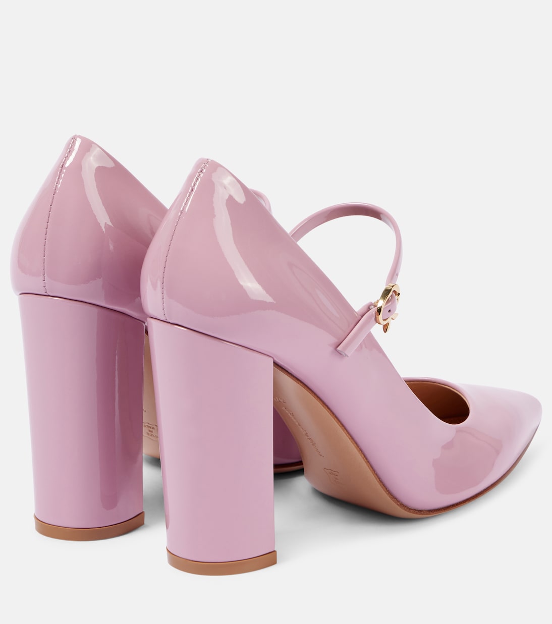 Туфли Ribbon Jane из лакированной кожи Gianvito Rossi, Sugar — фото 3