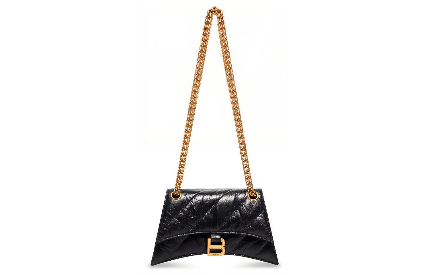 

Женская сумка через плечо Crush XS с цепью черная Balenciaga