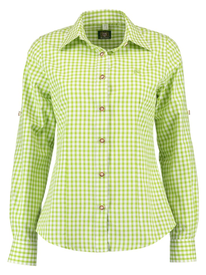 

Блузка Qorru ядовито-зеленого цвета OS-Trachten