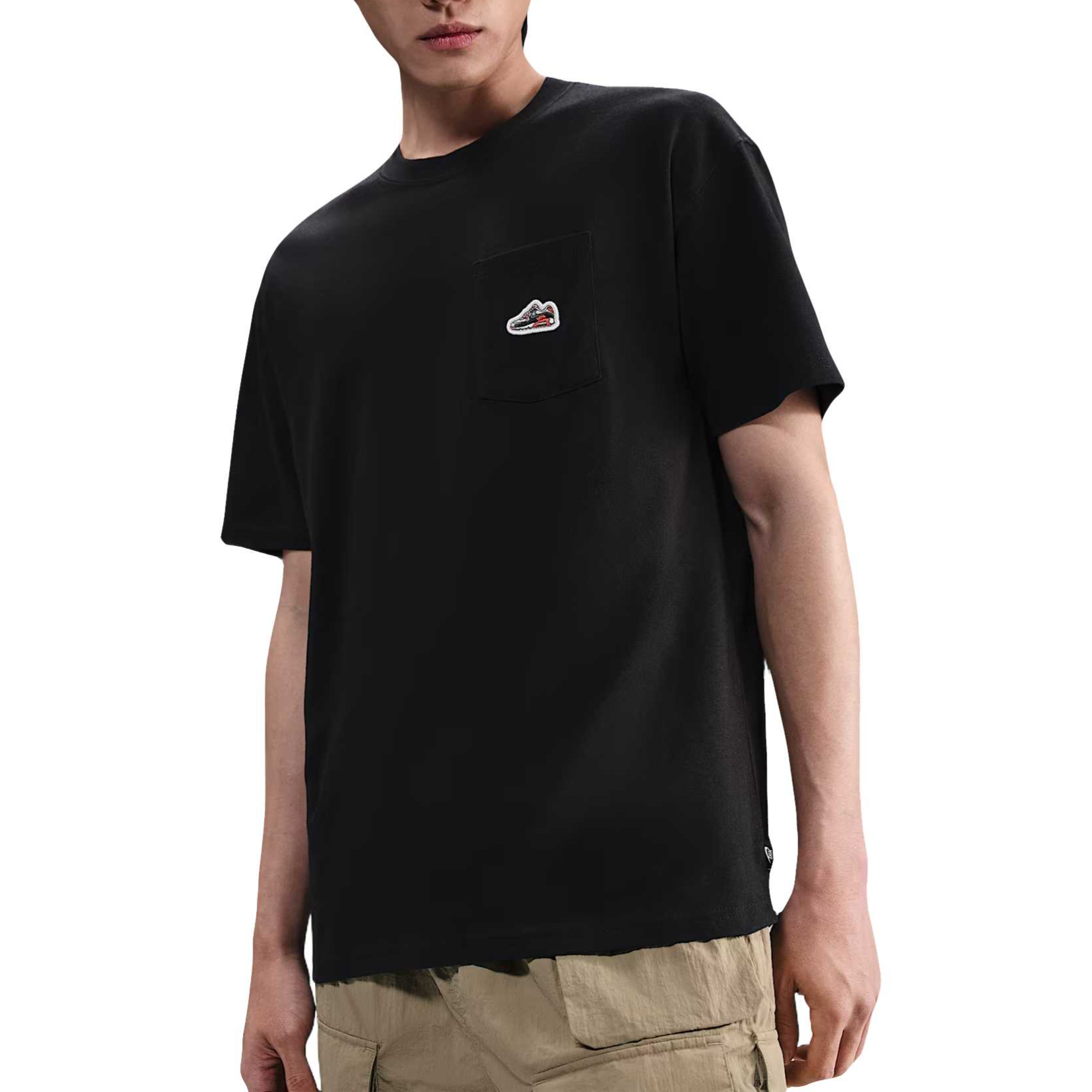 

Nike Футболка мужская черная, Черный, Nike Футболка мужская черная