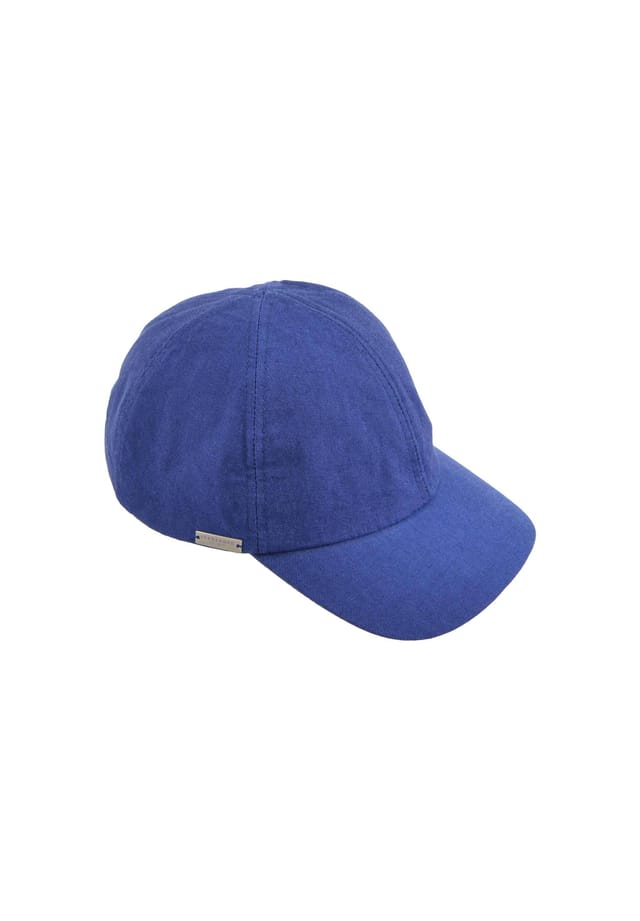 

Бейсболка из шамбре 55337-0 Seeberger, цвет schwalbe