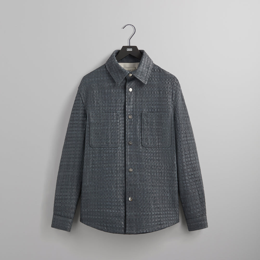 

Рубашка &Kin Woven Leather Apollo II Shirt, цвет Machine