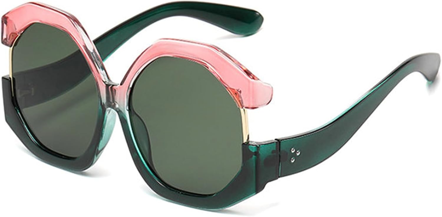 

Хелена Модные многоугольные квадратные женские солнцезащитные очки большого размера в стиле ретро с заклепками Мужские трендовые градиентные солнцезащитные очки UV400 helena, C2