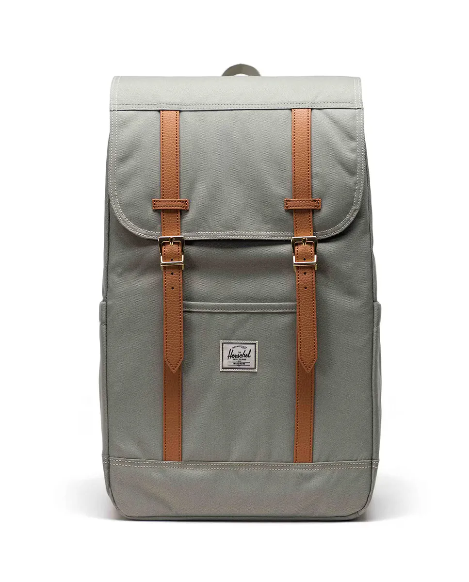

23 л зеленый экологичный мужской рюкзак с чехлом для ноутбука Herschel, светло-зеленый