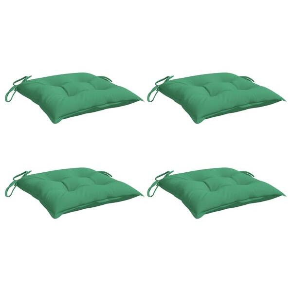 

Подушка для стульев vidaXL 3010060-2 (4 шт), 40x7x40 см, зеленый
