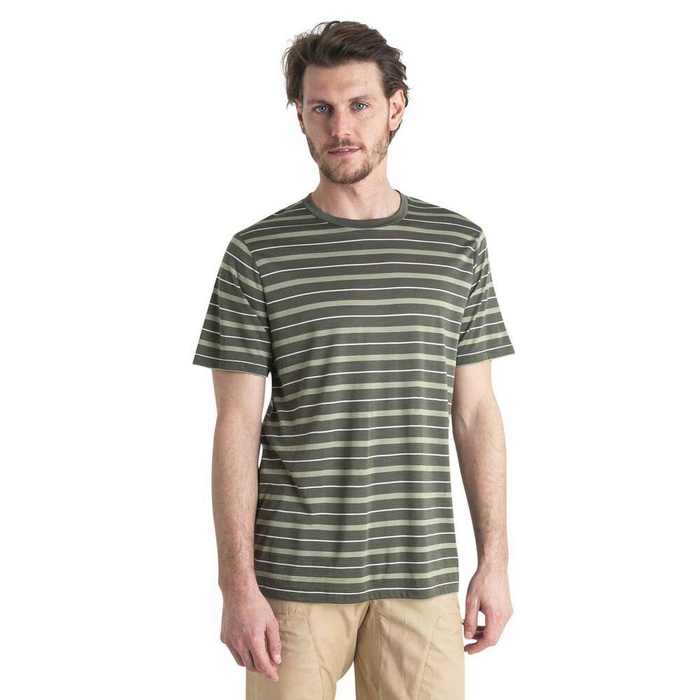 

Футболка с коротким рукавом Icebreaker Wave Stripe, зеленый