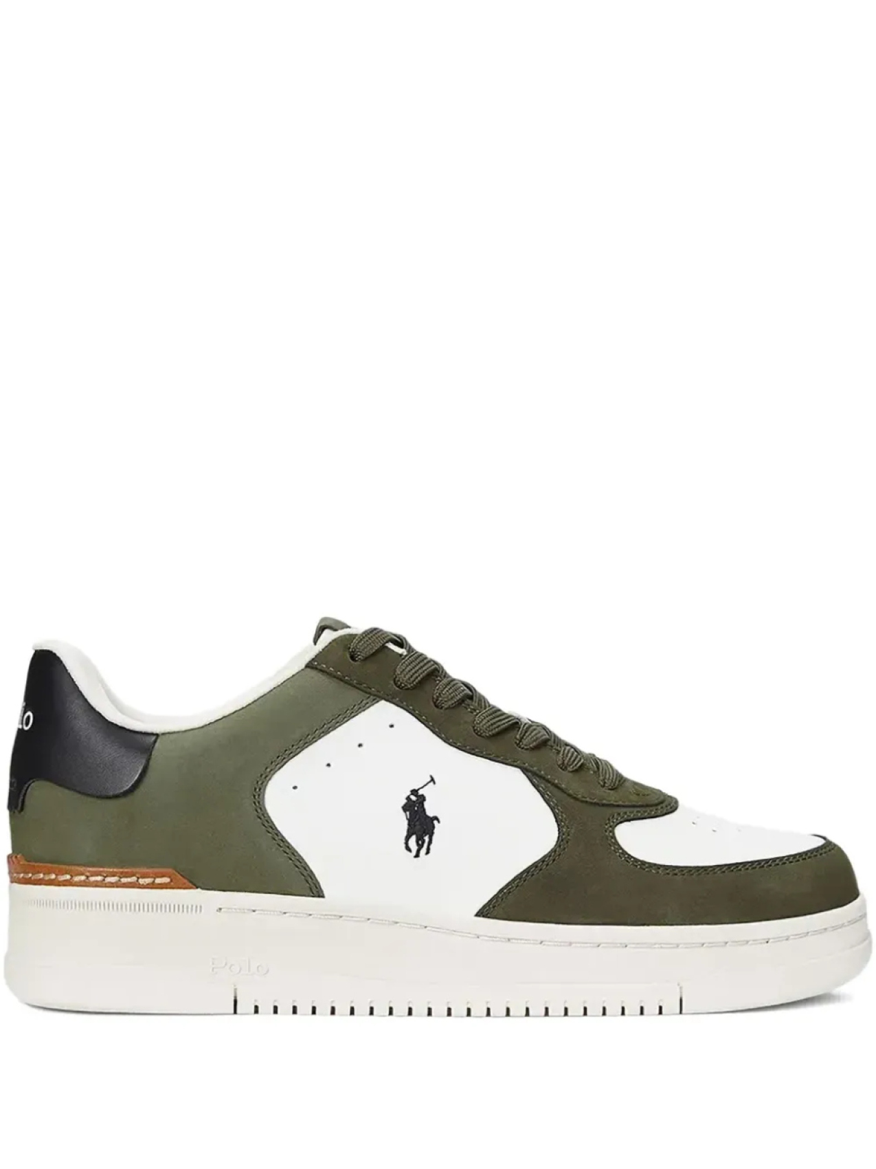 

Кроссовки Masters Court с контрастными вставками Polo Ralph Lauren, зеленый