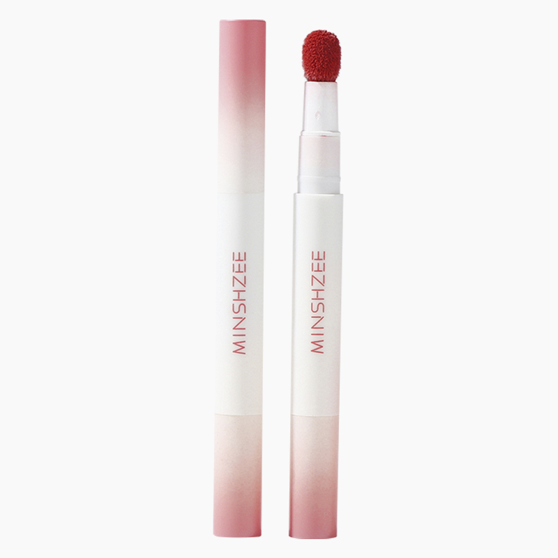Воздушный матовый блеск для губ velour легко растушевывается, устойчив к размазыванию, стойкий, выравнивающий тон кожи 1,8г MINSHZEE — фото 2