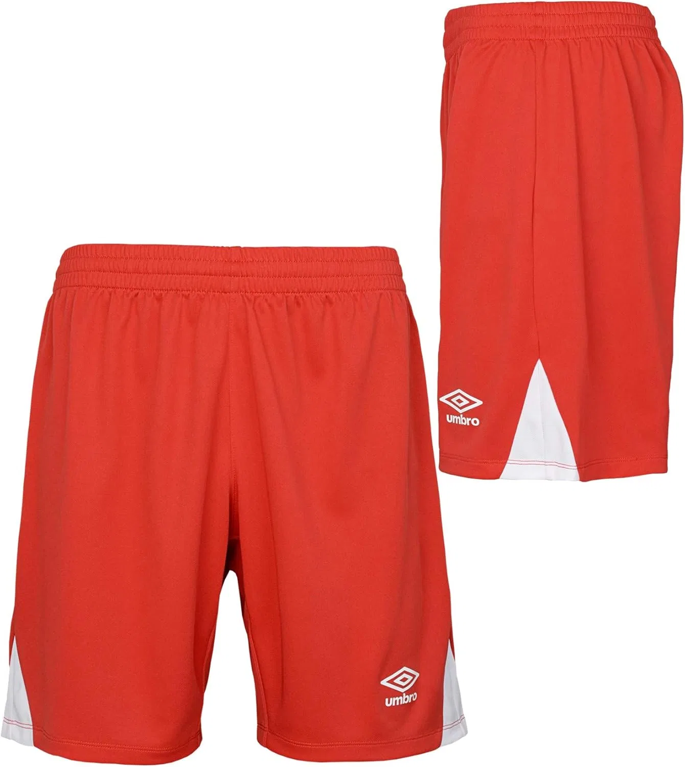 Детские шорты Umbro Youth Vertex, красный/белый — фото 3