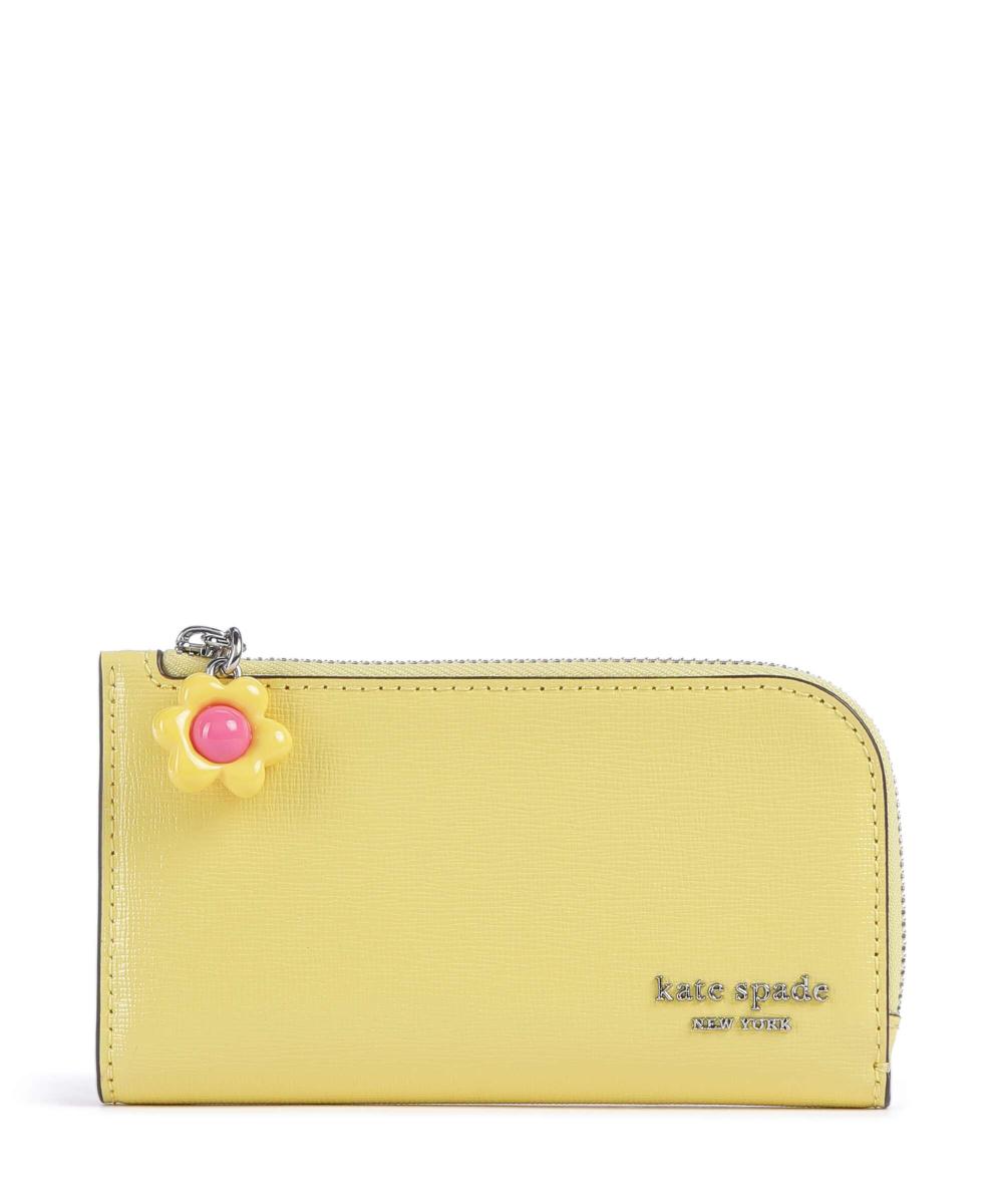 

Кошелек Devin из сафьяновой коровьей кожи Kate Spade New York, желтый