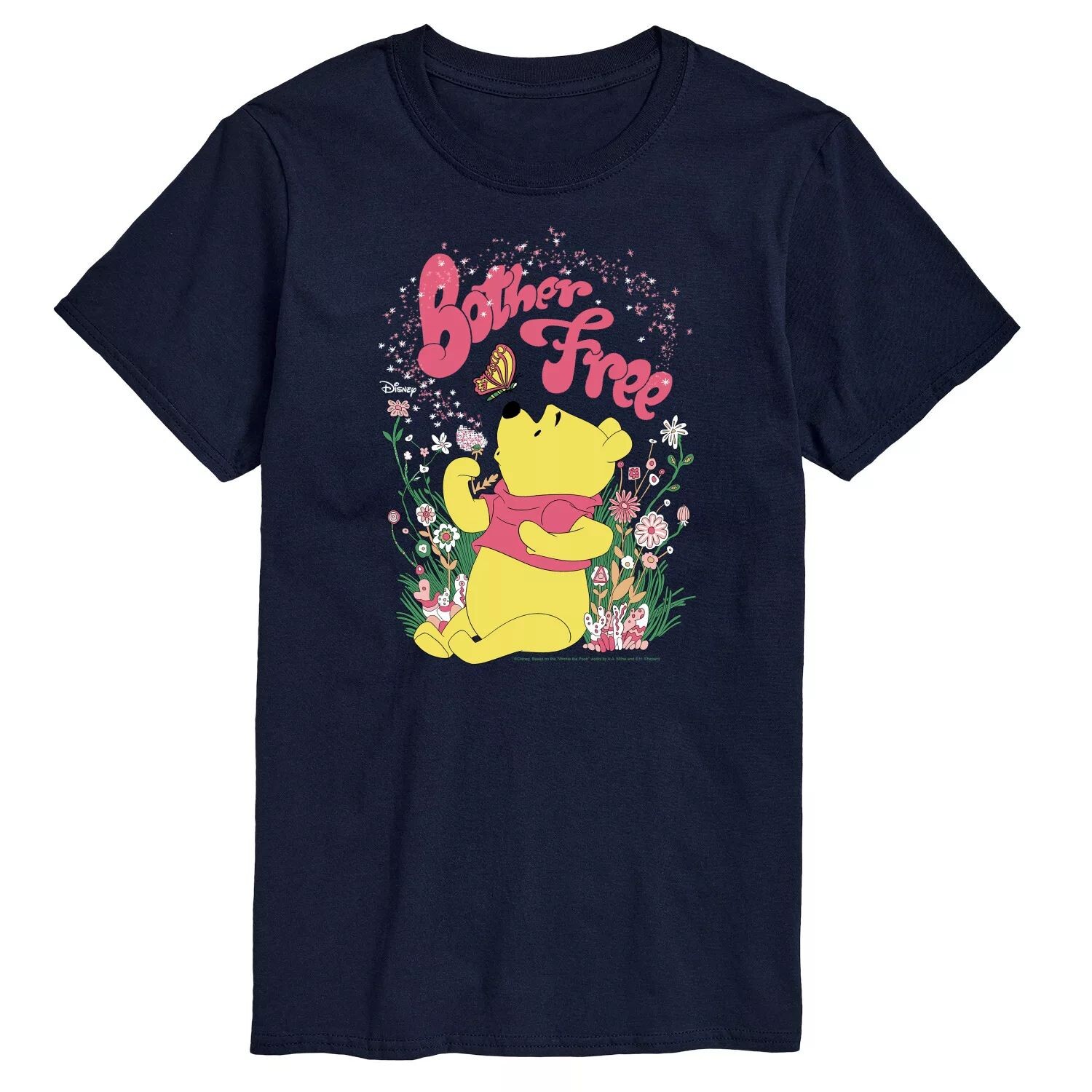 

Футболка Disney's Winnie the Pooh Big & Tall Bother с элементами цветов Licensed Character, синий, Синий;черный, Футболка Disney's Winnie the Pooh Big & Tall Bother с элементами цветов Licensed Character, синий