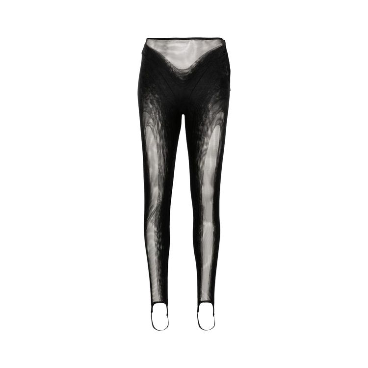 

Леггинсы Mugler Stretch Illusion Leggings Black, черный