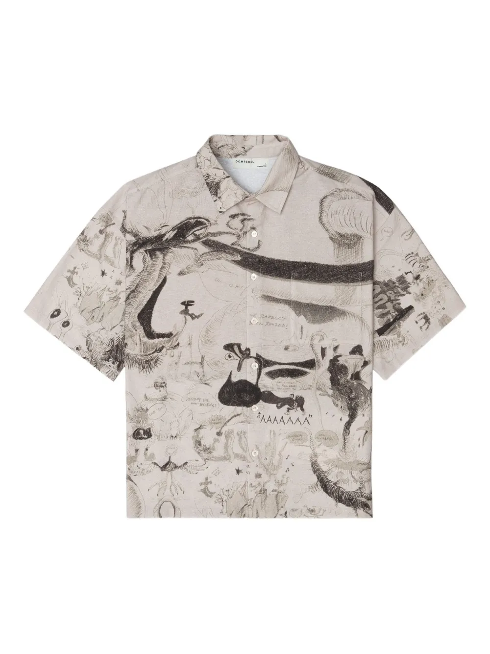 

Рубашка Мегало DOMREBEL, серый