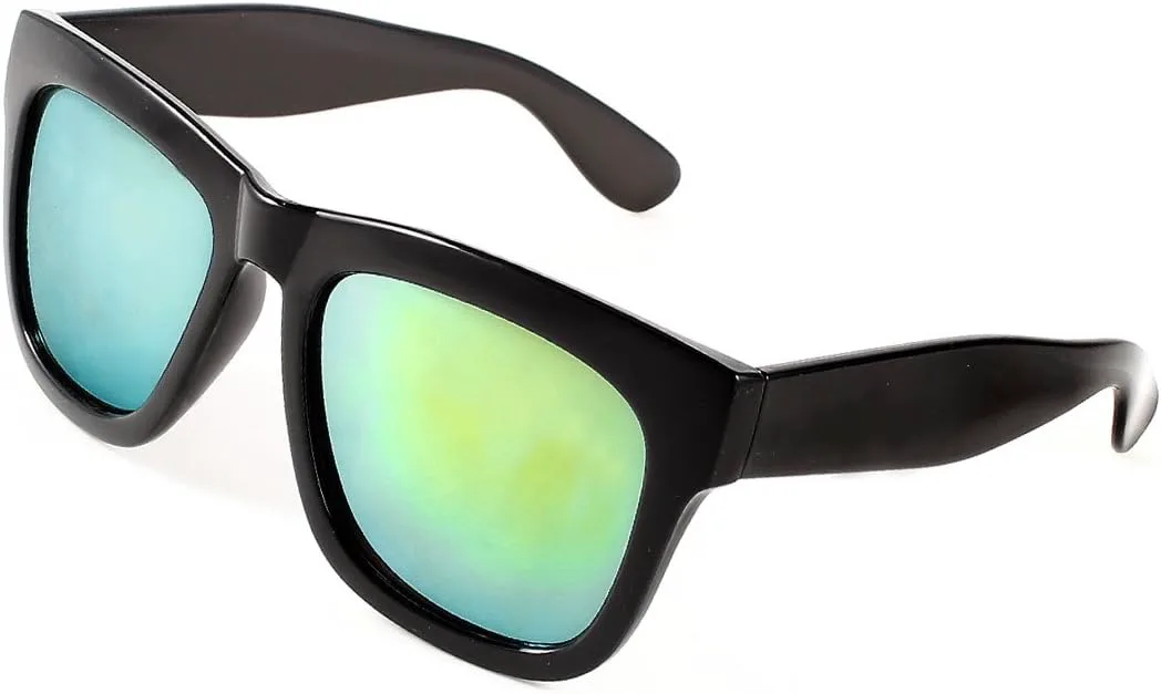 

Пластиковые солнцезащитные очки в полной оправе квадратной формы с зелеными линзами для женщин, черные (id: 41b 502 87a db9 633) Ruilogod, Multiple Colors