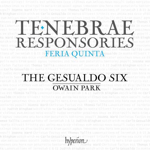 

CD диск Gesualdo Six / Park, Owain: Gesualdo: Tenebrae Responsories for Maundy Thursday