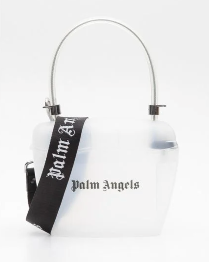 

Белая женская сумка из поливинила Palm Angels