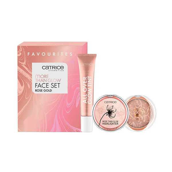 Набор для макияжа More Than Glow Face Set Catrice, цвет rose gold — фото 2