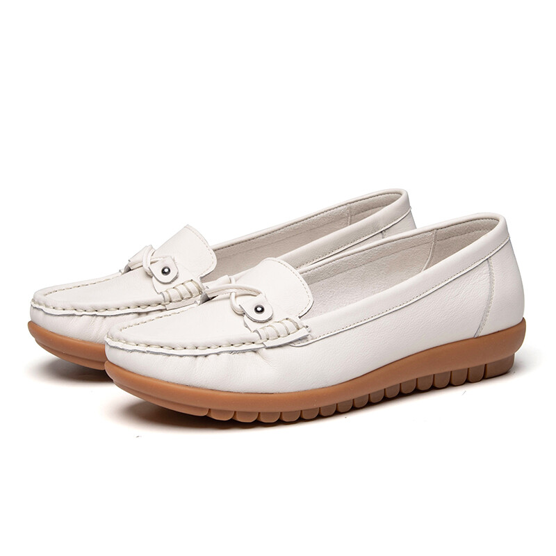 Туфли женские повседневные Women's Casual Shoes Women's Aokang, кремовый — фото 3