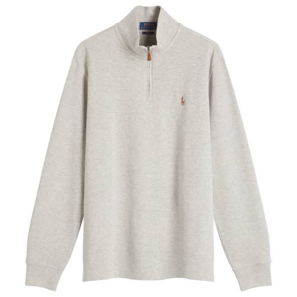 

Толстовка с застежкой-молнией на половину длины Polo Ralph Lauren, цвет andover heather