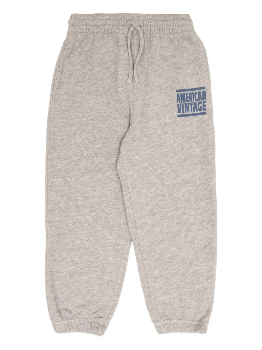 

Джоггеры с эластичными манжетами American Vintage Kids, серый