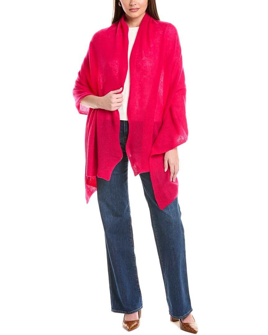 

Кашемировый шарф Louisa Perini Amicale Cashmere, темно-розовый