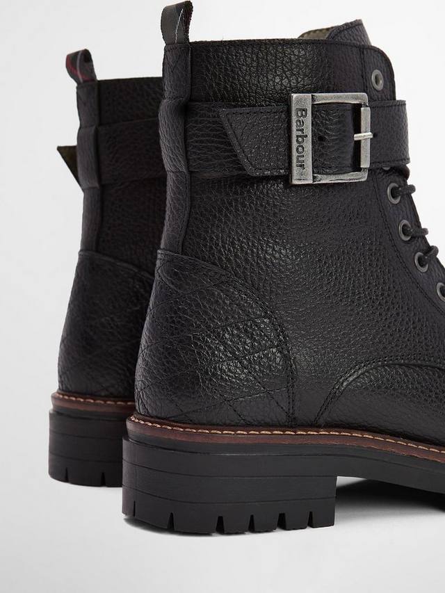 Кожаные ботинки Heidi Commando Barbour, Black — фото 4