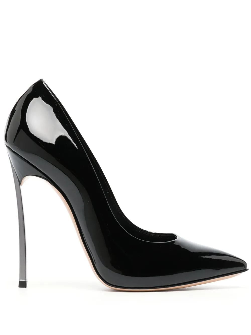 Лакированные туфли-лодочки Blade Tiffany 115 Casadei, черный