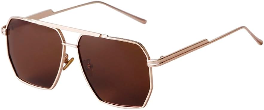 

Ретро металлические солнцезащитные очки большого размера для женщин и мужчин, винтажные классические зеленые солнцезащитные очки с защитой от УФ-излучения UV400 TKKTLLT, C7