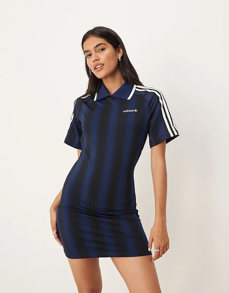 

Платье Adidas Originals Football с графическим принтом в цвете «ночной индиго»