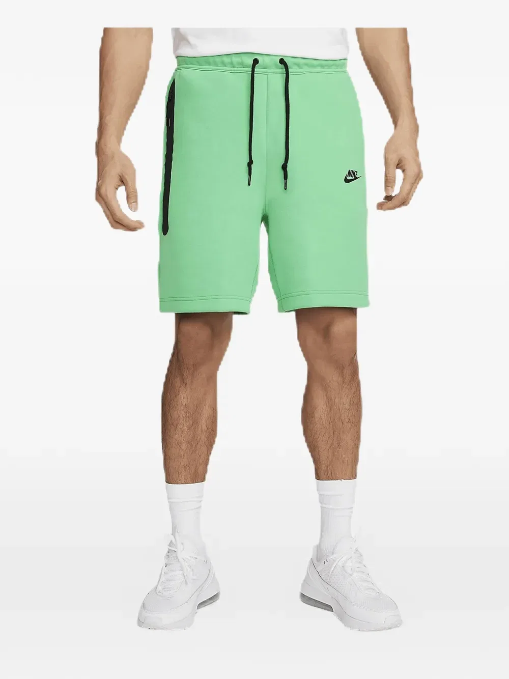 Технофлисовые шорты Nike, зеленый