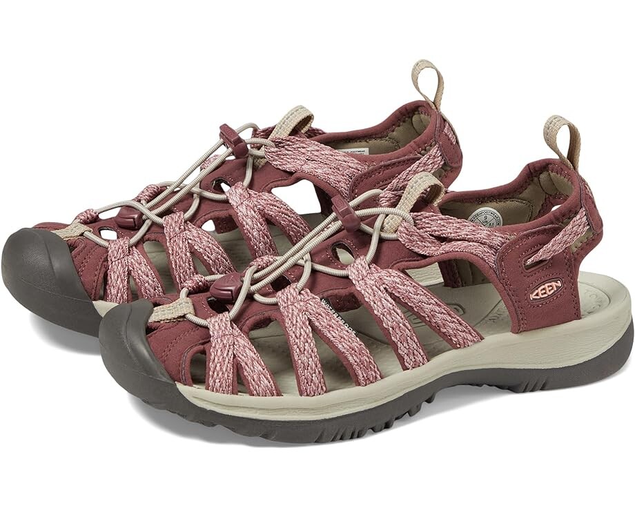 

Сандалии KEEN Whisper, цвет Rose Brown/Peach Parfait